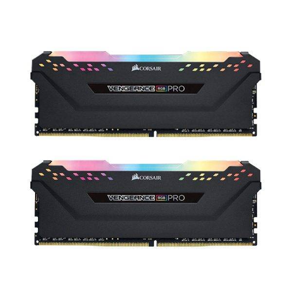 رم کامپیوتر Corsair VENGEANCE RGB PRO 16GB Dual 3200MHz CL16 ‌DDR4