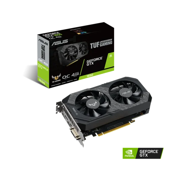 کارت گرافیک ایسوس TUF-GTX1650-O4G-GAMING با حافظه 4 گیگابایت