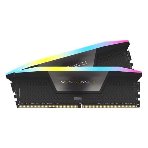 رم Corsair Vengeance RGB DDR5 32GB Dual 5200MHz CL40 - ‌Black