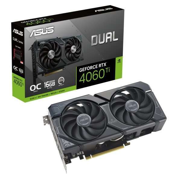 کارت گرافیک ASUS Dual RTX 4060 Ti OC 16G
