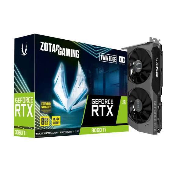کارت گرافیک Zotac RTX 3060 Ti Twin Edge OC 8GB - LHR