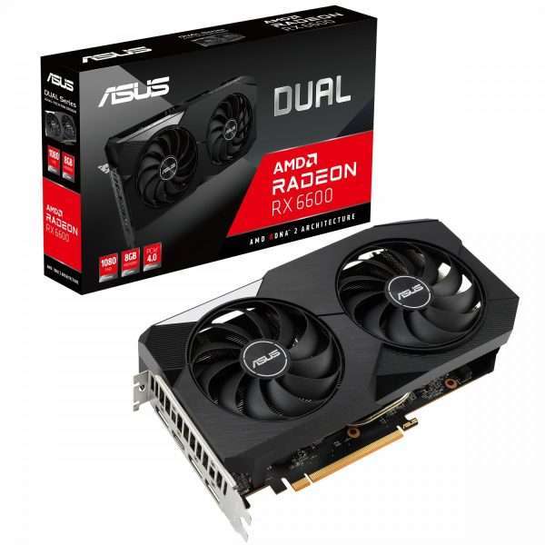 کارت گرافیک ASUS DUAL RX 6600 8G