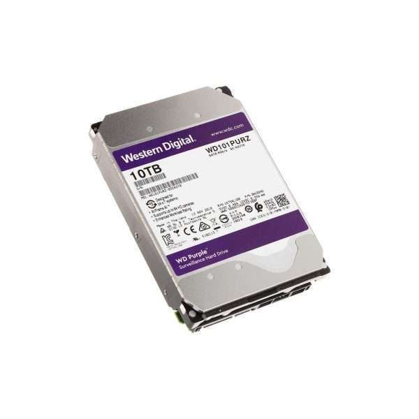 هارد دیسک اینترنال وسترن دیجیتال مدل Purple WD100PURZ ظرفیت 10 ترابایت