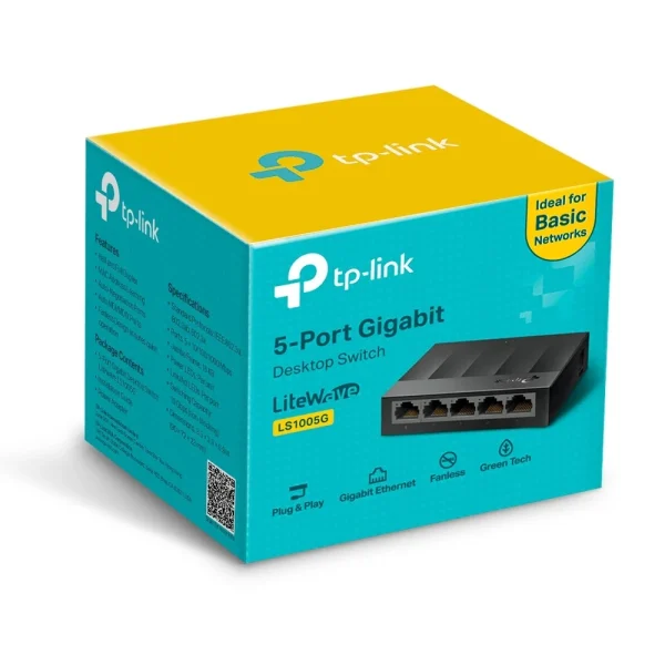 سوییچ ۵ پورت گیگابیتی تیپیلینک مدل TP-Link LS1005G