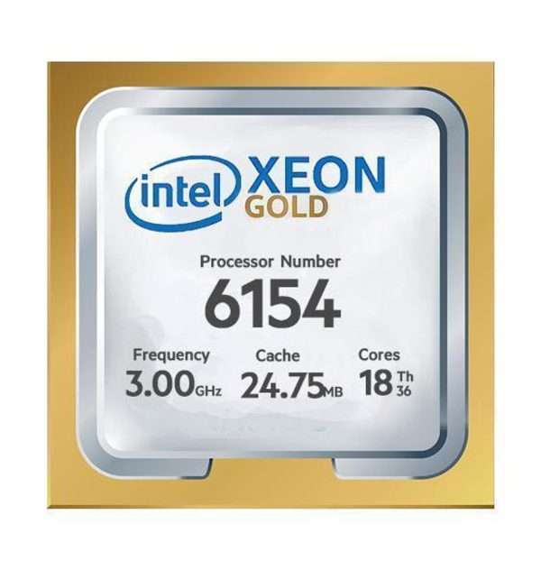 سی پی یو پردازنده سرور Intel Xeon Gold 6154 Processor