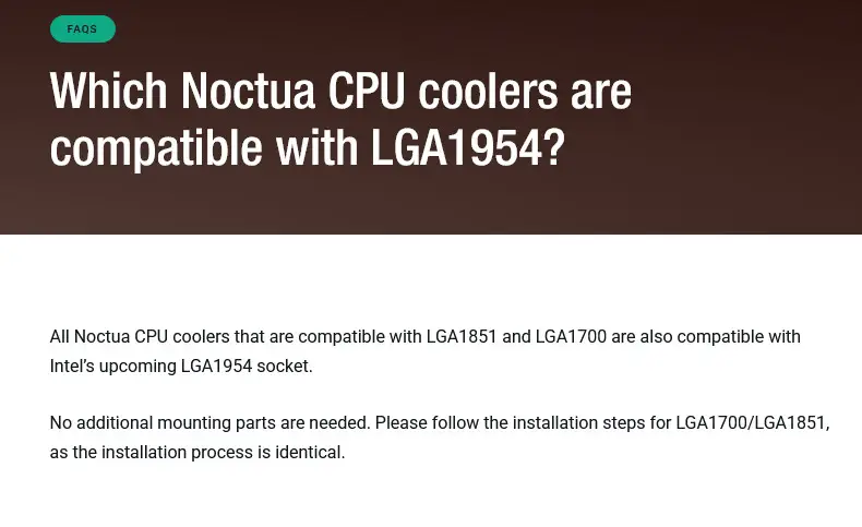 کولر Noctua سوکت