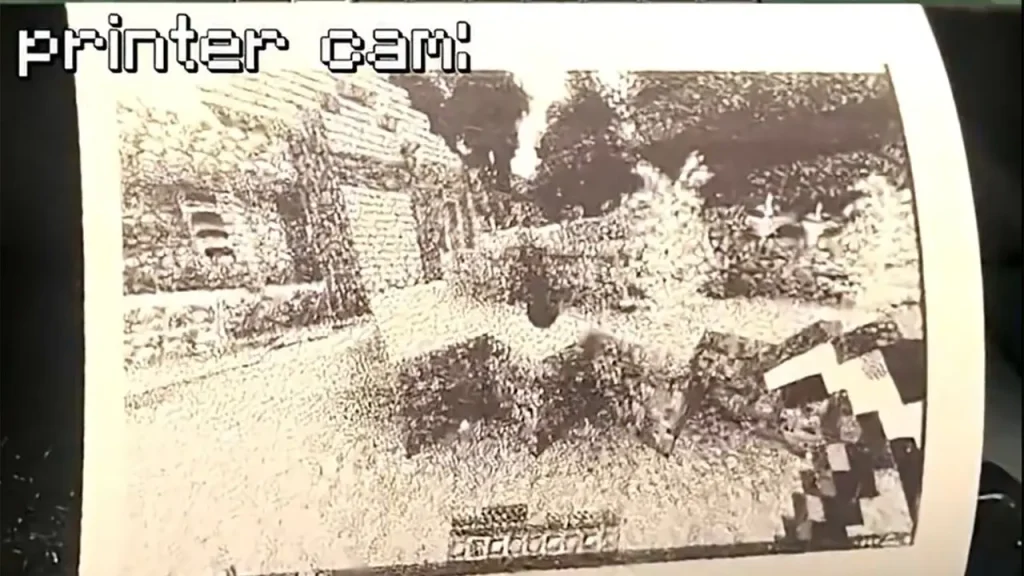 Minecraft با پرینتر